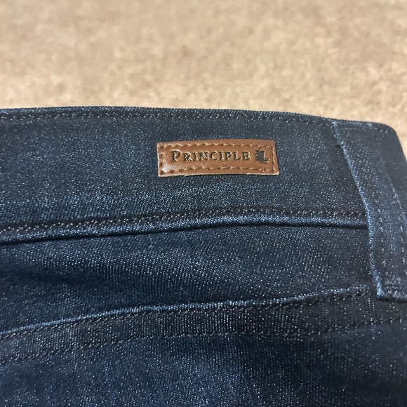 Principle Dark Wash Skinny Jeans Size 29 Stretch Denim - Picture 6 of 8